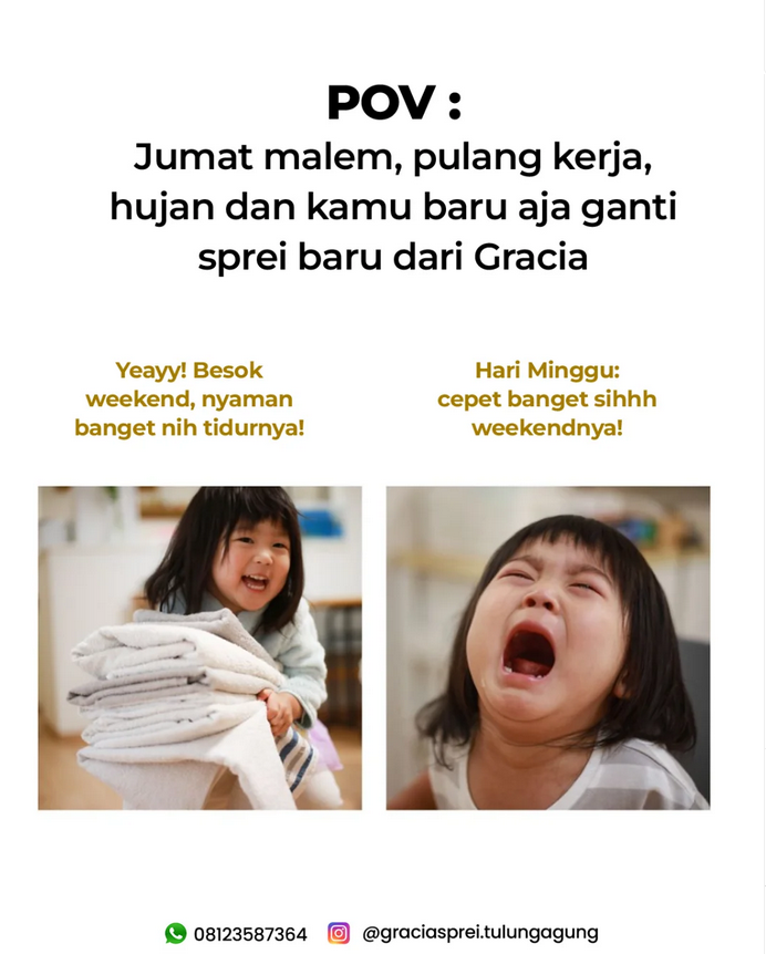 <p>Rasanya kayak dipeluk semesta sendiri.&nbsp;Wee